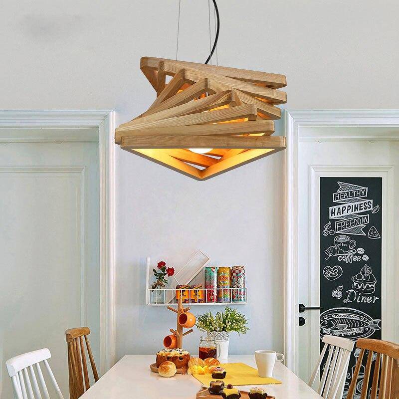 Lustre en bois FruitTriangles