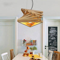Lustre en bois FruitTriangles