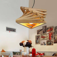 Lustre en bois FruitTriangles