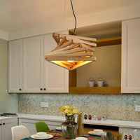 Lustre en bois FruitTriangles