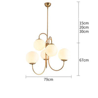 Lustre Doré à Branches Design