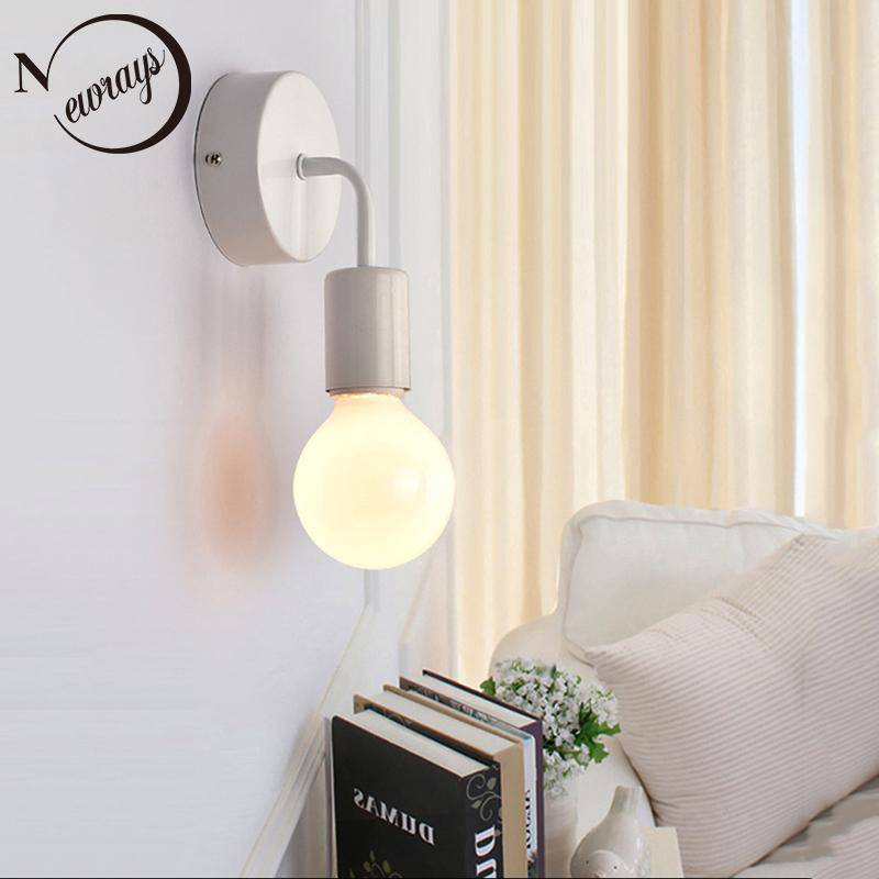 Applique murale LED "Lumière Cascade" (noir ou blanc)