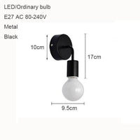 Applique murale LED "Lumière Cascade" (noir ou blanc)