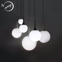 Suspension Loft LED en boule blanche