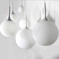Suspension Loft LED en boule blanche