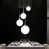 Suspension Loft LED en boule blanche