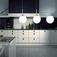 Suspension Loft LED en boule blanche