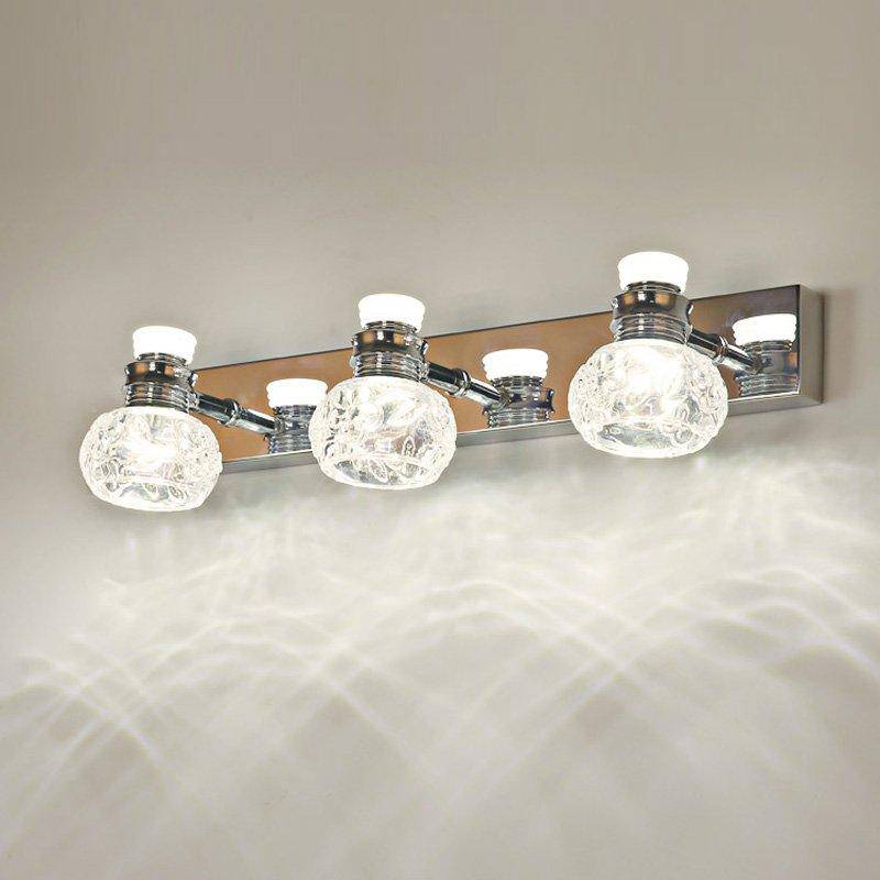 Applique murale LED Luxe en Cristal et Chrome