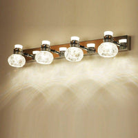Applique murale LED Luxe en Cristal et Chrome