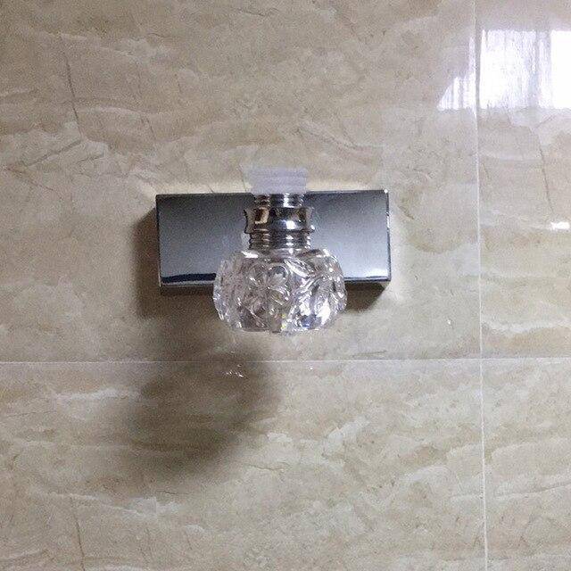 Applique murale LED Luxe en Cristal et Chrome