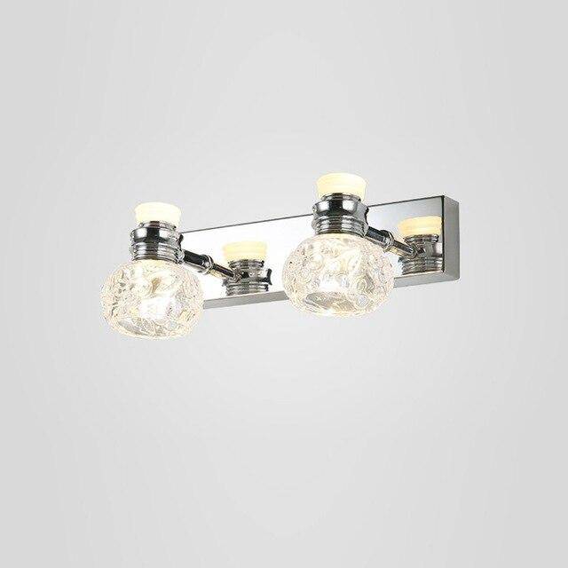 Applique murale LED Luxe en Cristal et Chrome