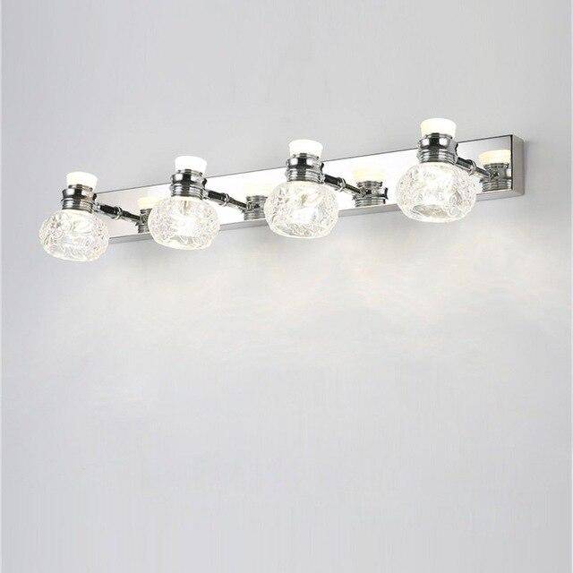 Applique murale LED Luxe en Cristal et Chrome