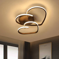 Plafonnier LED "Coeur Moderne"