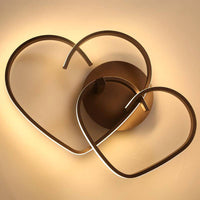Plafonnier LED "Coeur Moderne"
