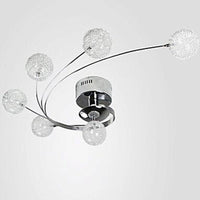 Plafonnier LED Chromé Élégant