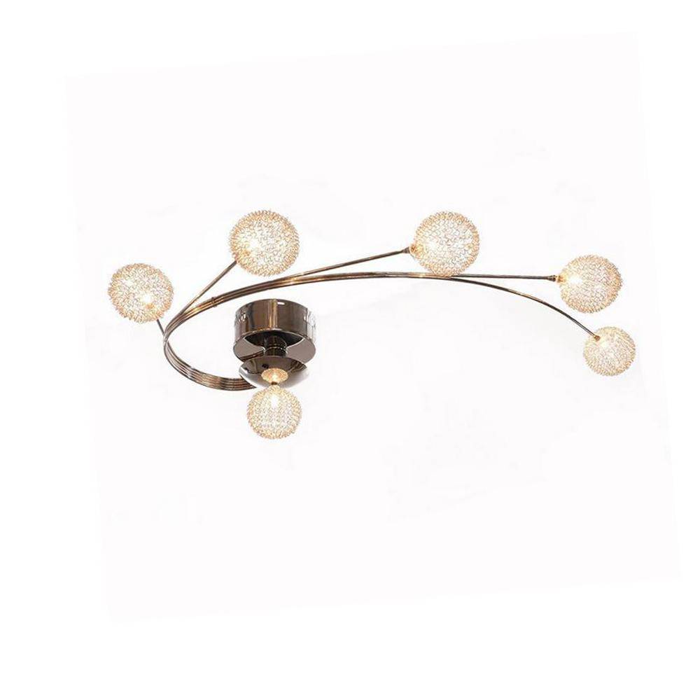 Plafonnier LED Chromé Élégant