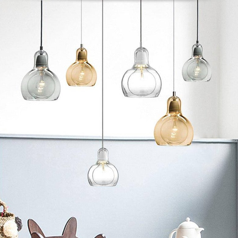 Suspension LED en verre Loft Design