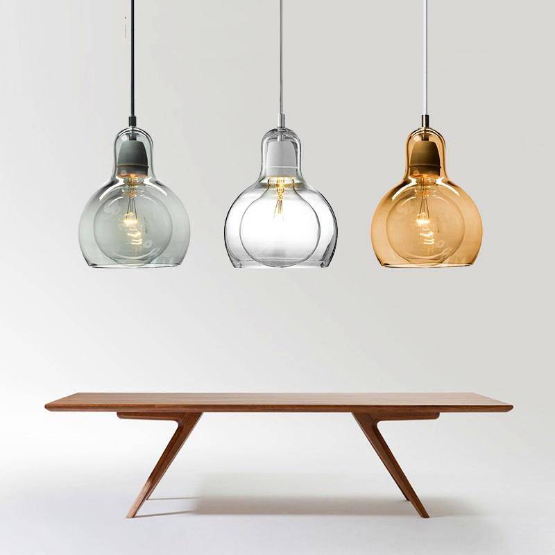 Suspension LED en verre Loft Design