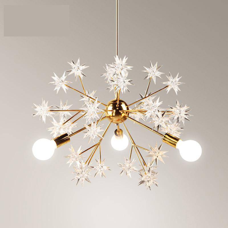 Lustre Doré Étoilé Loft