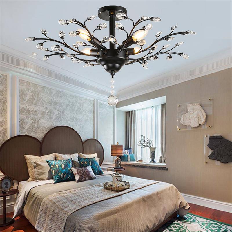 Lustre en cristal et verre Vintage - Collection Branche d'Arbre
