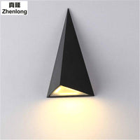Applique murale design waterproof en LED triangle