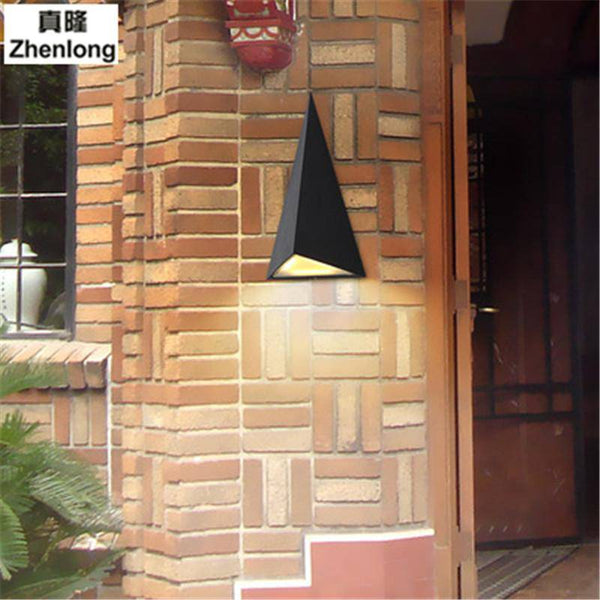 Applique murale design waterproof en LED triangle