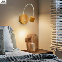 Applique murale en bois réglable de 3W