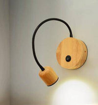 Applique murale en bois réglable de 3W
