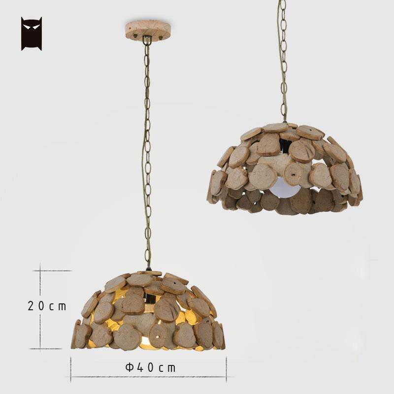Suspension LED Design en Bois - Hang