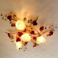 Plafonnier LED Flower Glass Mount