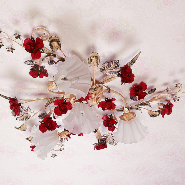 Plafonnier LED Flower Glass Mount
