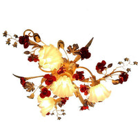 Plafonnier LED Flower Glass Mount