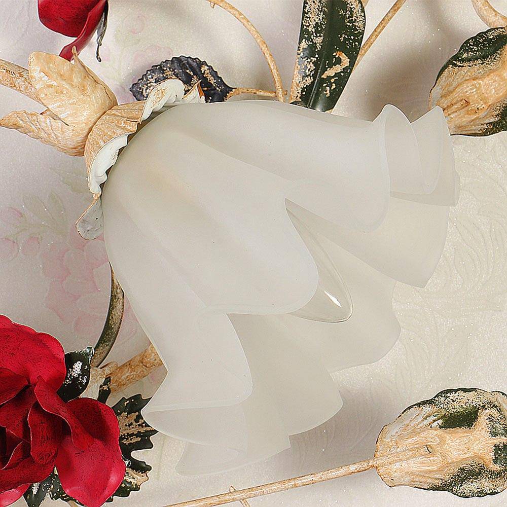 Plafonnier LED Flower Glass Mount
