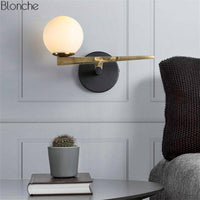 Applique murale LED Or Noir Deco