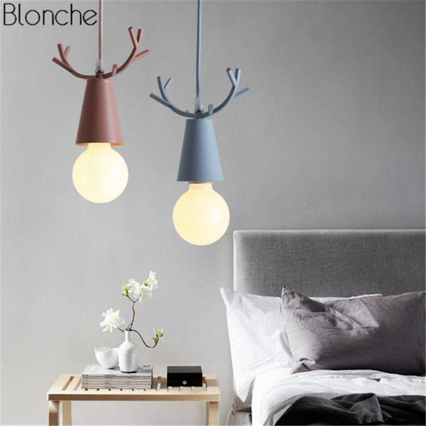 Suspension LED Conique "Cerf Coloré"