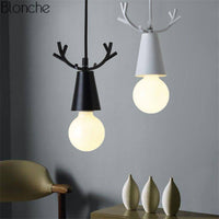 Suspension LED Conique "Cerf Coloré"