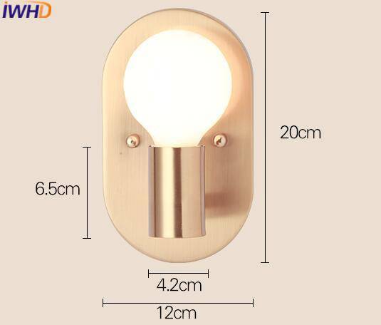 Applique murale LED Dorée Copper Shine.