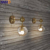 Applique murale dorée LED Nordic.