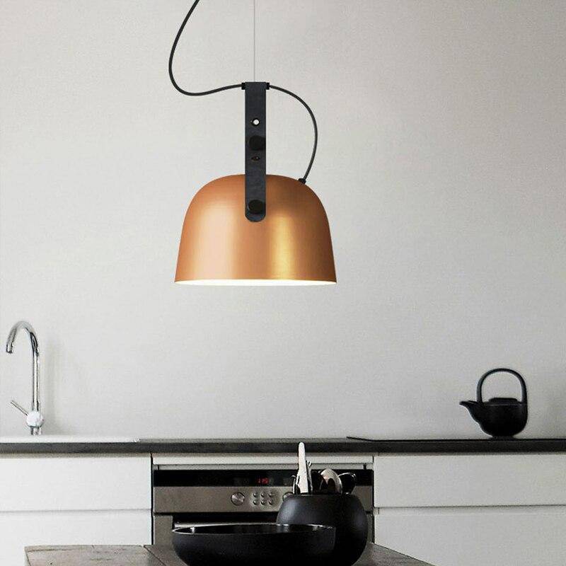 Suspension LED Loft en métal arrondi