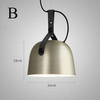 Suspension LED Loft en métal arrondi
