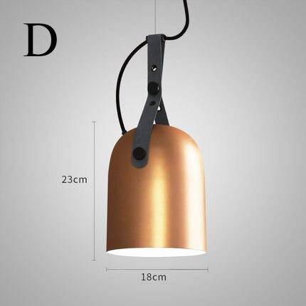 Suspension LED Loft en métal arrondi