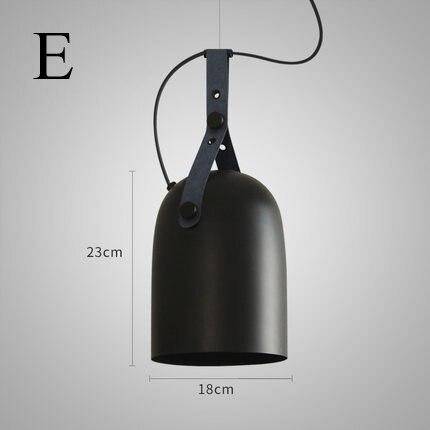 Suspension LED Loft en métal arrondi