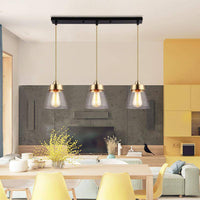 Suspension LED en verre doré Light Loft