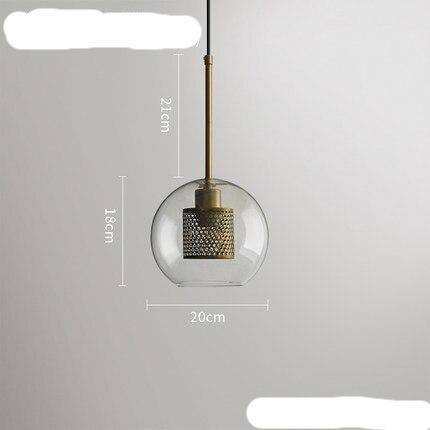 Suspension design LED Loft Industrial Glass
