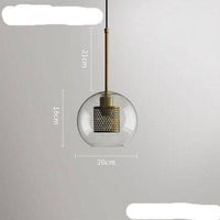 Suspension design LED Loft Industrial Glass