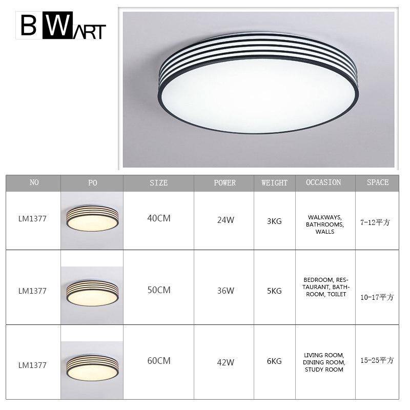 Plafonnier LED Bwart - Style Moderne