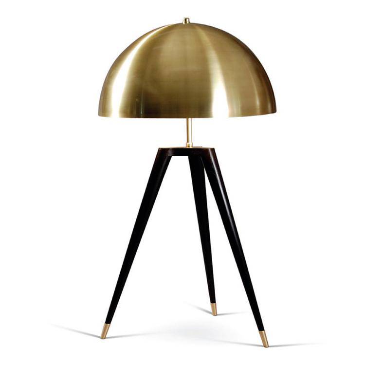 Lampe de table design en bronze