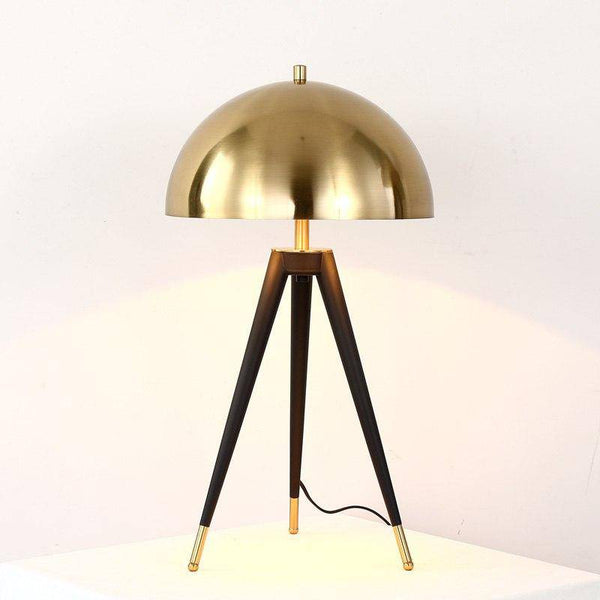 Lampe de table design en bronze
