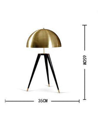 Lampe de table design en bronze