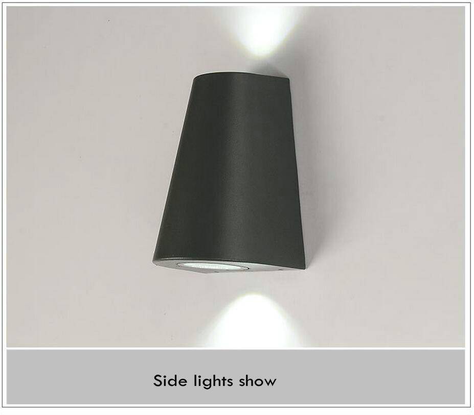 Applique murale Sconce Triangulaire en Aluminium